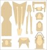 MK1 Design MD-20025 DKM Battleship SCHARNHORST VALUE PACK for Trumpeter 1/200